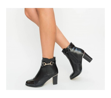 Botine Boring Negre