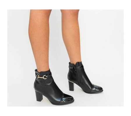 Botine Boring Negre