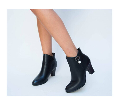 Botine Aluz Negre