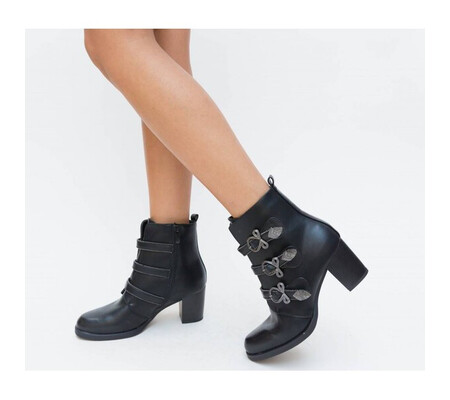 Botine Cuda Negre