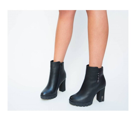 Botine Elata Negre