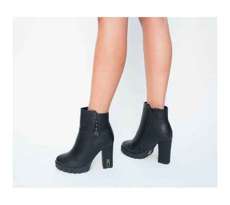 Botine Elata Negre