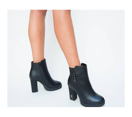 Botine Elata Negre