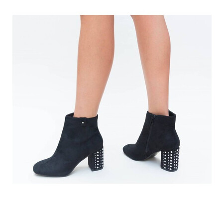 Botine Salvy Negre