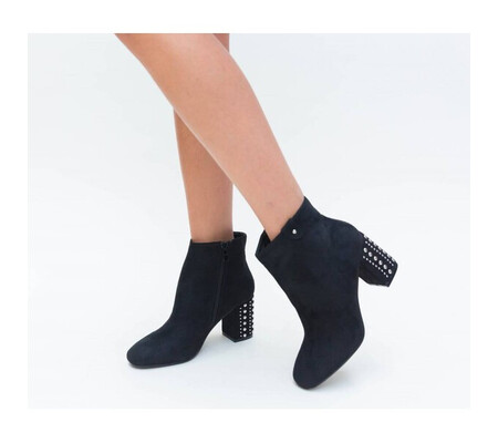 Botine Salvy Negre