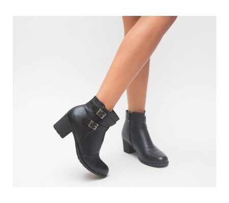 Botine Human Negre