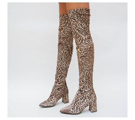 Cizme Melea Leopard