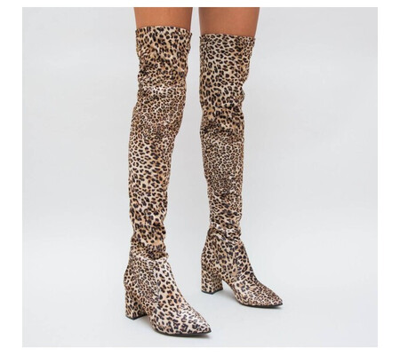 Cizme Melea Leopard