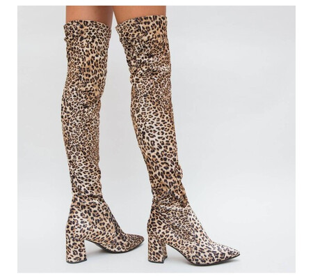 Cizme Melea Leopard