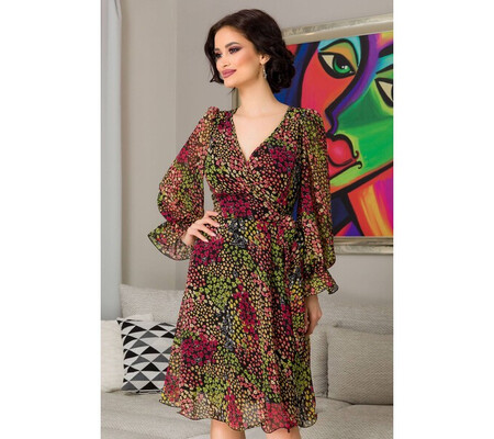 Rochie Simine Multi Floral