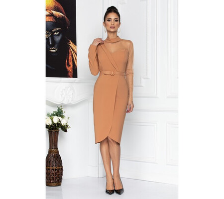 Rochie Adette Caramel