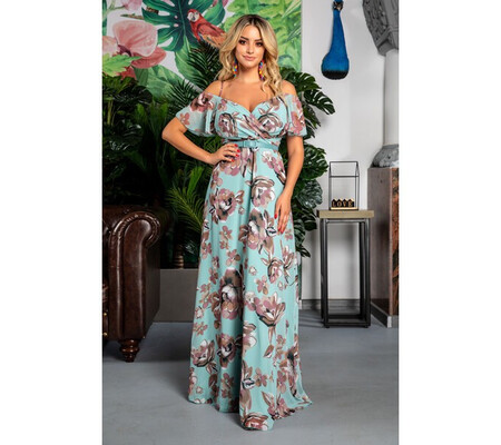 Rochie Althea Mint Floral