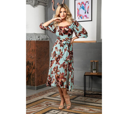 Rochie Elora Mint Floral