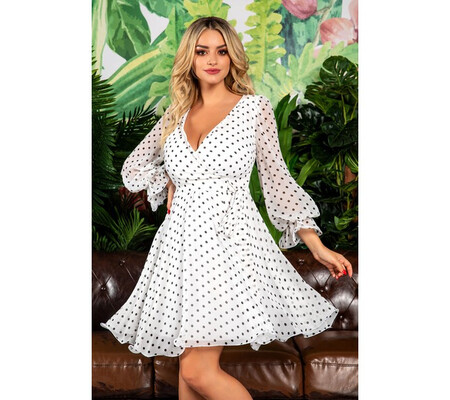 Rochie Simine Alba