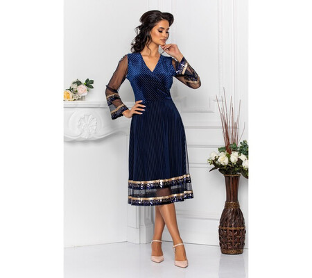 Rochie Sindy Bleumarin