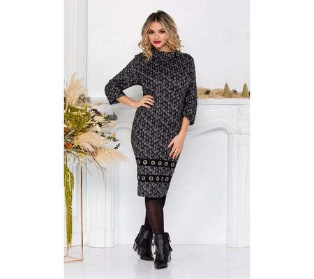 Rochie Yliana Gri