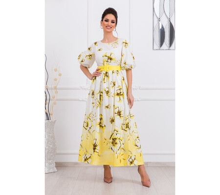 Rochie Florine Galbena