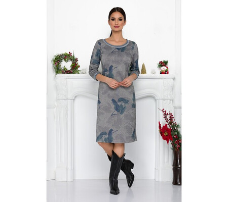 Rochie Hally Gri