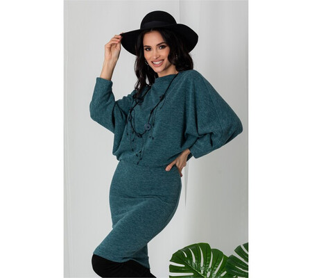 Rochie Madalina verde casual