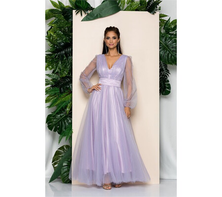 Rochie Ella Collection Marta lila din tulle