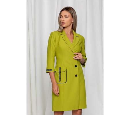 Rochie Mia lime tip sacou