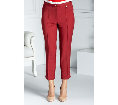 Pantalon Dalida bordo cu dunga office