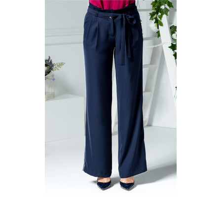 Pantalon Lena office bleumarin