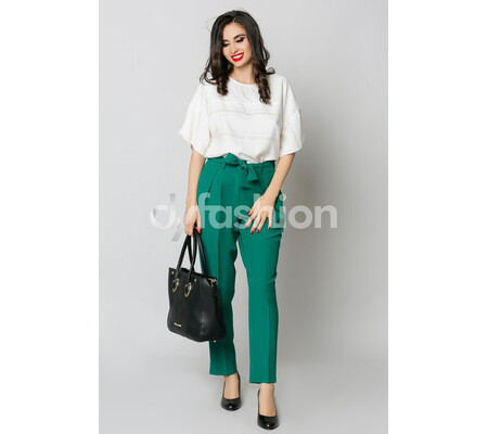 Pantaloni Enido Verde Office Elegant