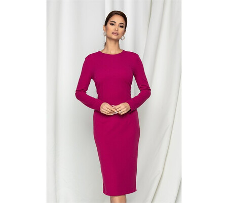 Rochie Dy Fashion magenta conica