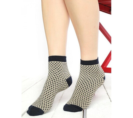 Sosete cu model si fir metalizat Socks Concept SC-1816