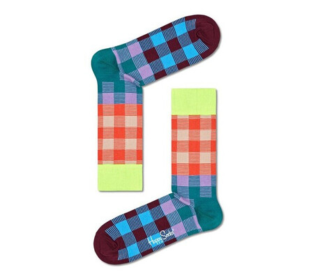 Sosete in carouri colorate Happy Socks ELE01-0200