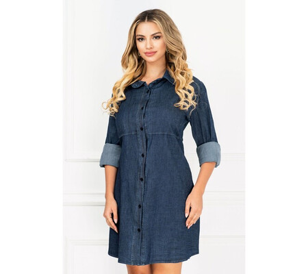 Rochie casual lejera din jeans