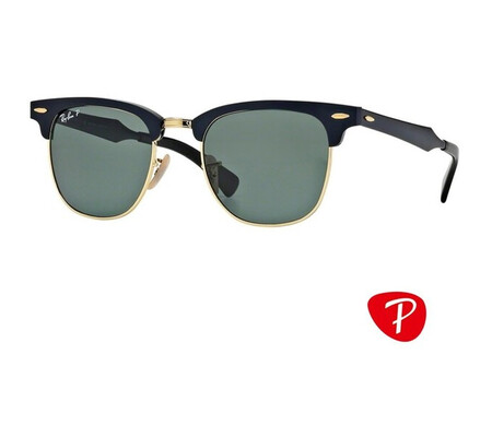 Ochelari de soare unisex Clubmaster Aluminum Ray-Ban RB3507 136/N5