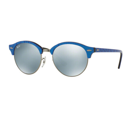 Ochelari de soare unisex Clubround Ray-Ban RB4246 984/30