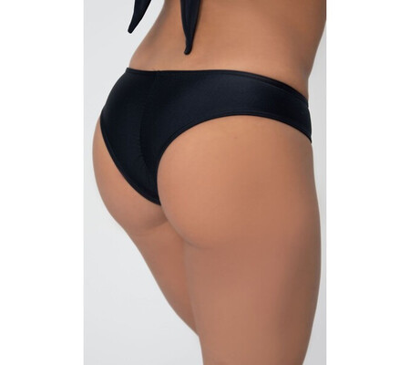 Slip negru brazilian costum de baie