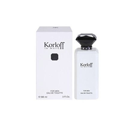 Apa de toaleta Korloff Paris Korloff in White, 88 ml, pentru barbati