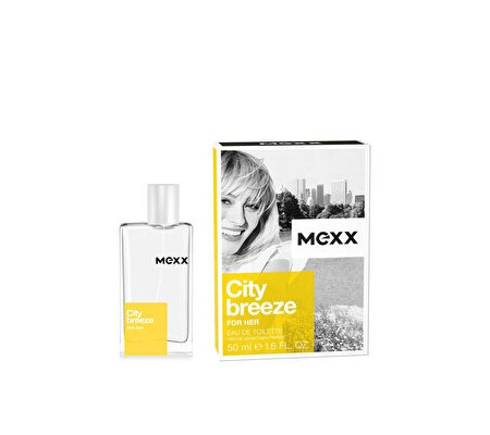 Apa de toaleta Mexx City Breeze, 50 ml, pentru femei