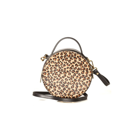 Geanta mica rotunda cu animal print mini